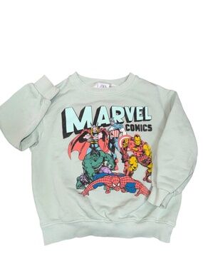 Zara Kids x Marvel Comics "The Avengers" Graphic Sweatshirt